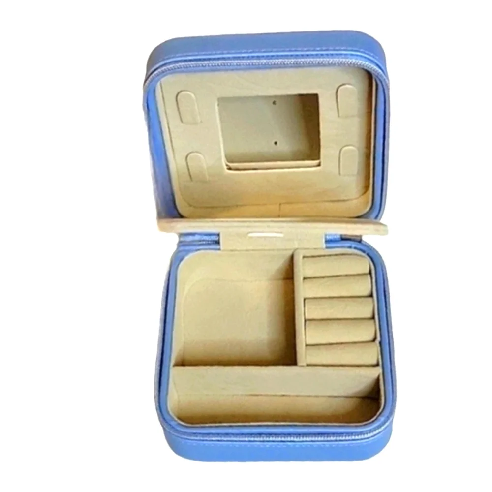 NEW - BWT Travel Jewelry Case with Make-Up Brush Set